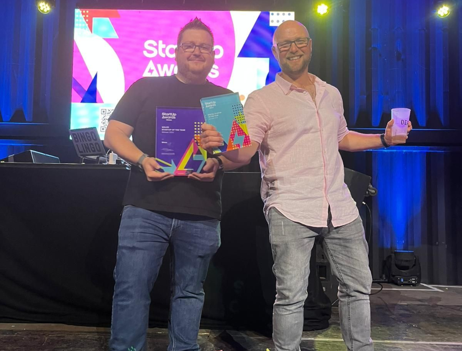 Haia celebrates double victory at Startup Awards Wales 2023